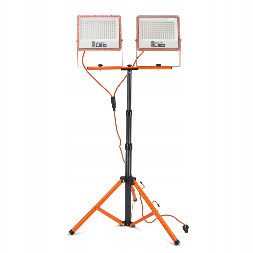 LED-reflektor med stativ 2xLED/100W/230V 4500K IP65 orange