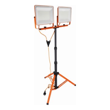 LED-reflektor med stativ 2xLED/100W/230V 4500K IP65 orange
