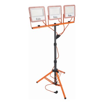 LED-reflektor med stativ 3xLED/50W/230V 4500K IP65 orange