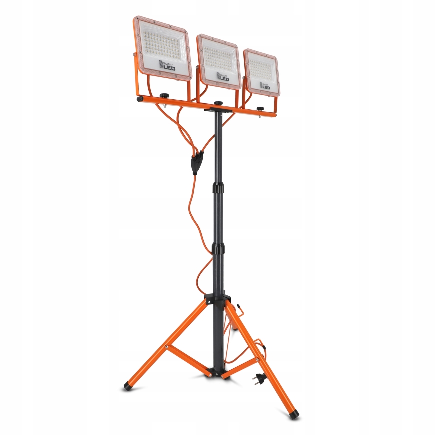 LED-reflektor med stativ 3xLED/50W/230V 4500K IP65 orange