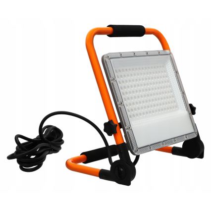 LED-reflektor med stativ LED/100W/230V 4500K IP65 orange