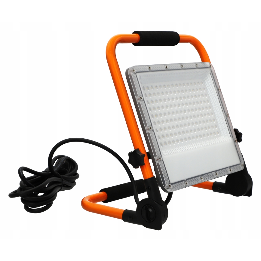 LED-reflektor med stativ LED/100W/230V 4500K IP65 orange