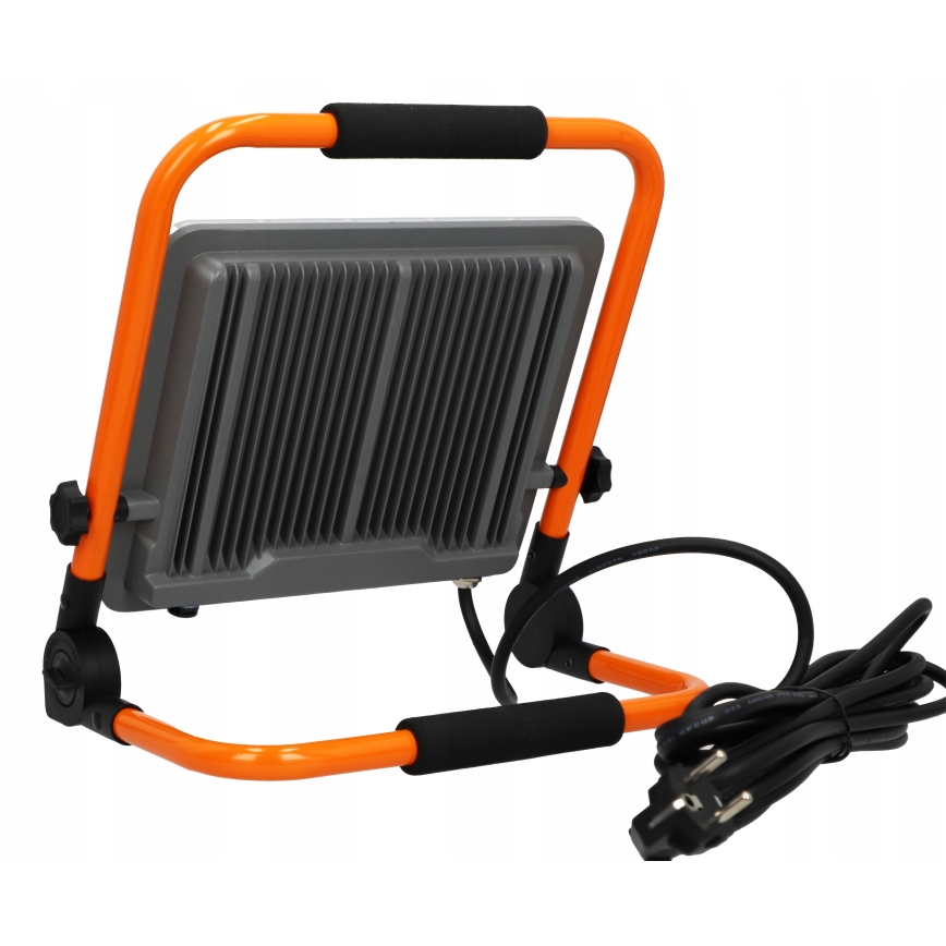 LED-reflektor med stativ LED/100W/230V 4500K IP65 orange
