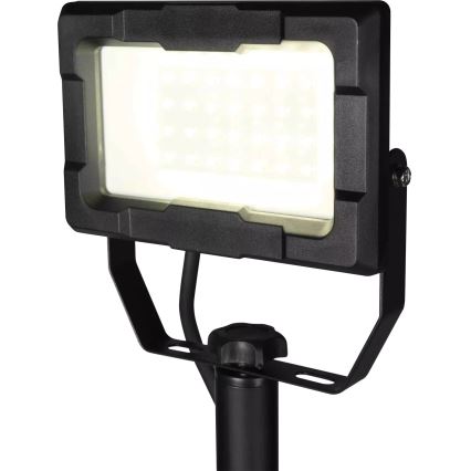 LED-reflektor med stativ LED/20W/230V 5000K IP65 sort
