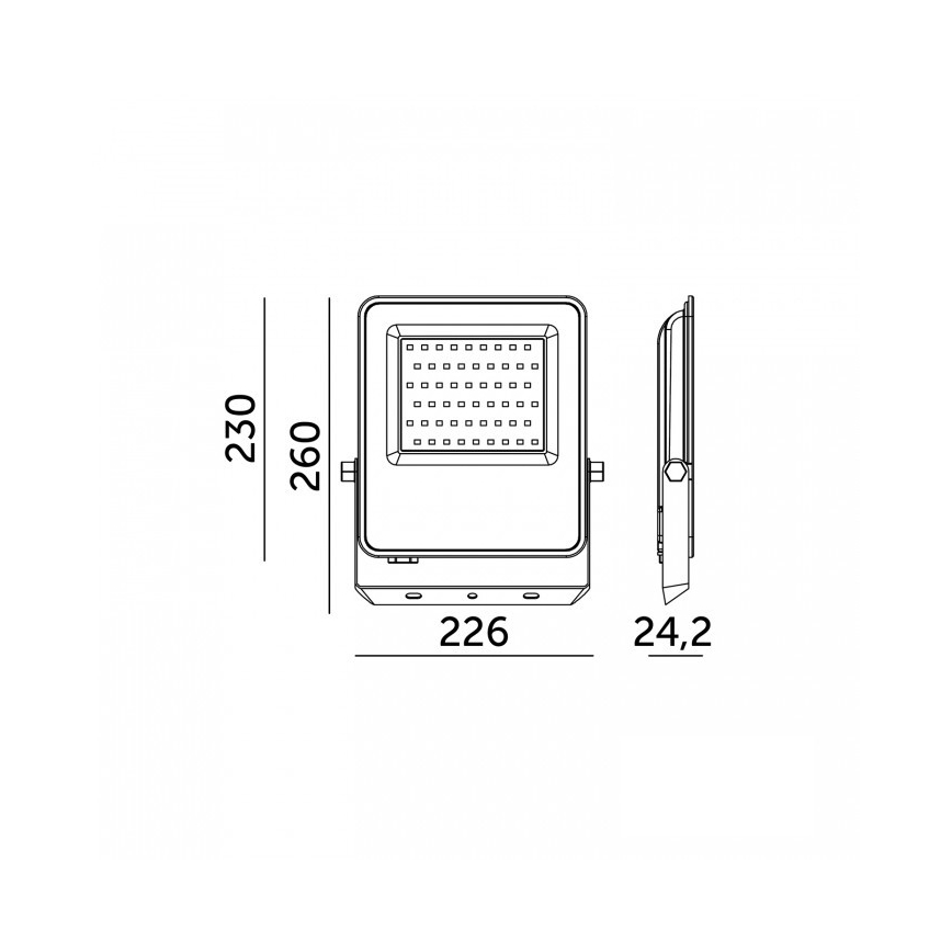LED-reflektor ULSAN LED/100W/230V 4000K IP65