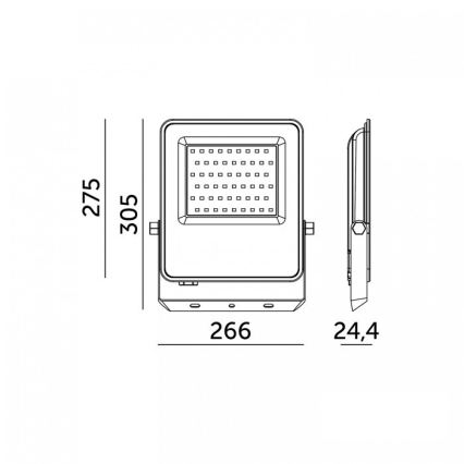 LED-reflektor ULSAN LED/150W/230V 4000K IP65