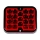 LED reflektorlampe SINGLE LED/1,9W/12V IP67 rød