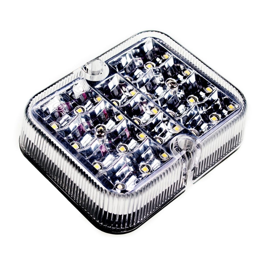 LED reflektorlampe SINGLE LED/1W/12V IP67 sølv