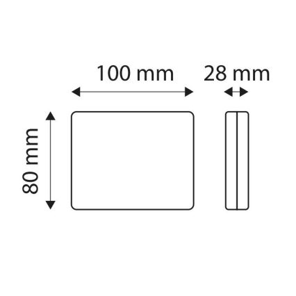 LED reflektorlampe SINGLE LED/1W/12V IP67 sølv