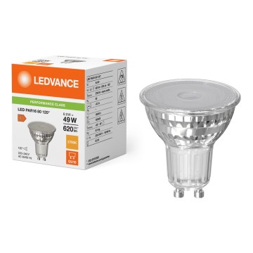 LED-reflektorpære PAR16 GU10/6,9W/230V 2700K 120° - Ledvance