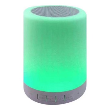 LED RGB bordlampe med højttaler LED/5V