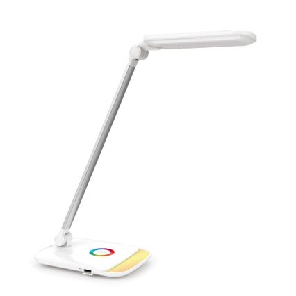 LED RGB bordlampe med touch LED/18W/230V + USB