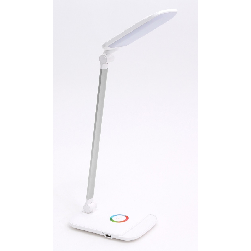 LED RGB bordlampe med touch LED/18W/230V + USB