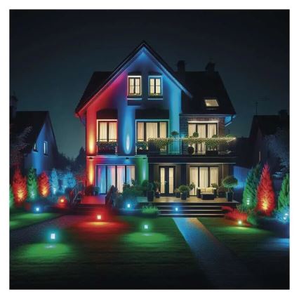 LED RGB+CCT Projektør dæmpbar GoSmart LED/20W/230V 3000-6500K IP65 Wi-Fi Tuya