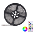 LED RGB Dæmpbar LED-strimmel MAGIC 2 m LED/12W/230V + fjernbetjening