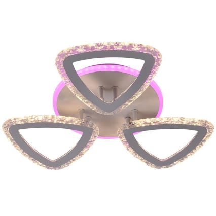 LED RGB dæmpbar loftlampe LED/45W/230V 3000-6500K + fjernbetjening