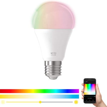 LED RGB Dæmpbar pære CONNECT E27/9W 2700-6500K - Eglo