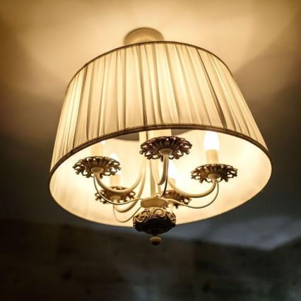LED RGB dæmpbar pære E14/3,5W/230V 6400K + fjernbetjening