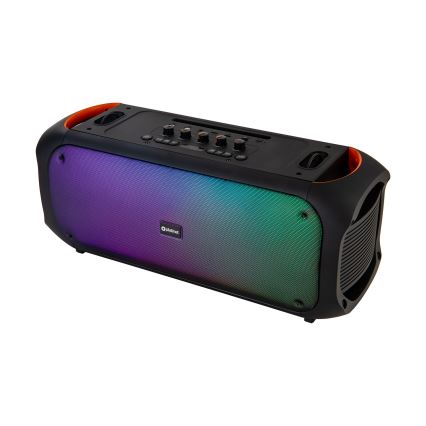 LED RGB genopladelig højttaler 60W/6000 mAh + fjernbetjening