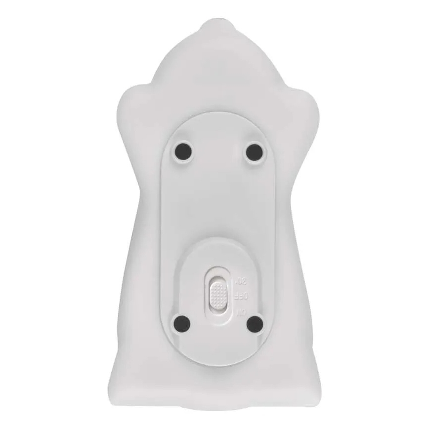 LED RGB genopladelig berøringsbetjent natlampe LED/3,7V 1200 mAh bjørn