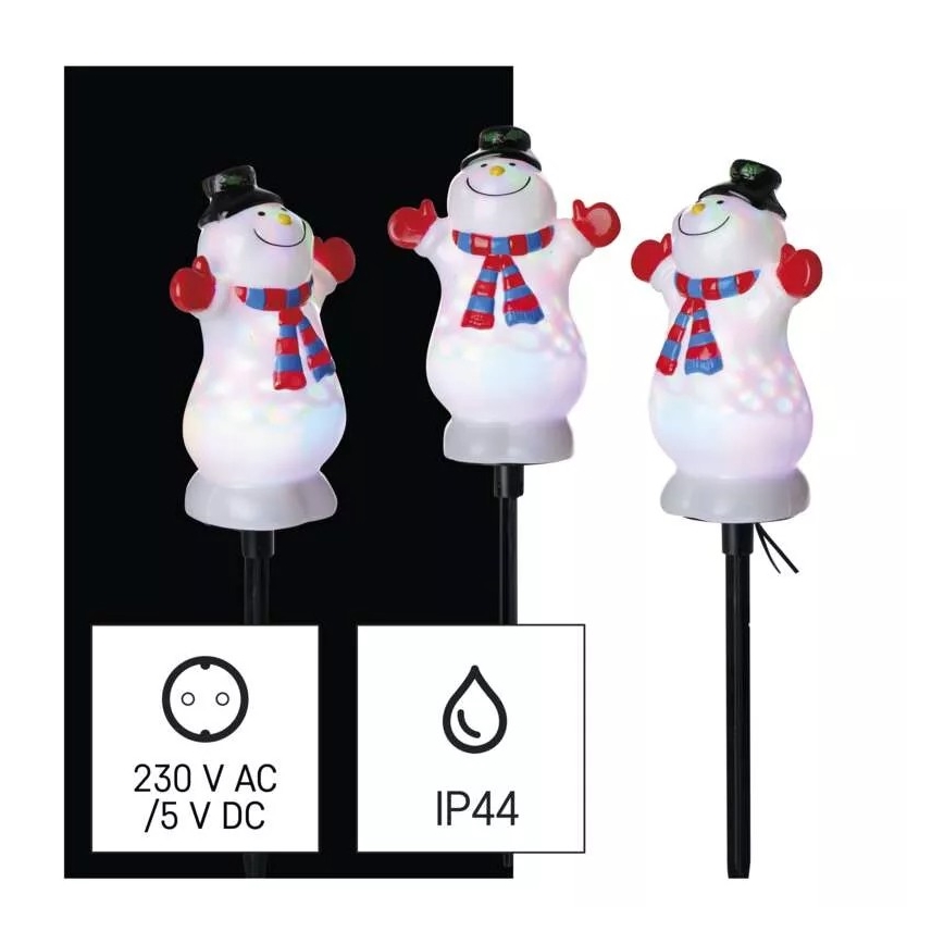 LED RGB Jul udendørs dekoration LED/5W/5/230V IP44