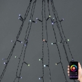 LED RGB Julegardin 240xLED/11 funktioner 8m IP65 Wi-Fi Tuya