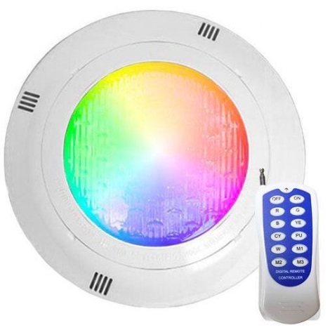 LED RGB Lampe til swimmingpool LED/45W/12V IP68 + fjernbetjening