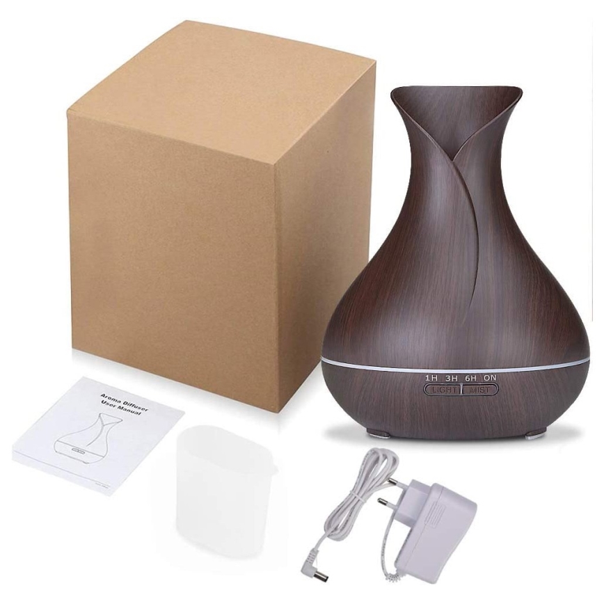 LED RGB Luftfugter og ionisator 400 ml