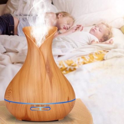 LED RGB Luftfugter og ionisator 400 ml