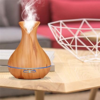 LED RGB Luftfugter og ionisator 400 ml