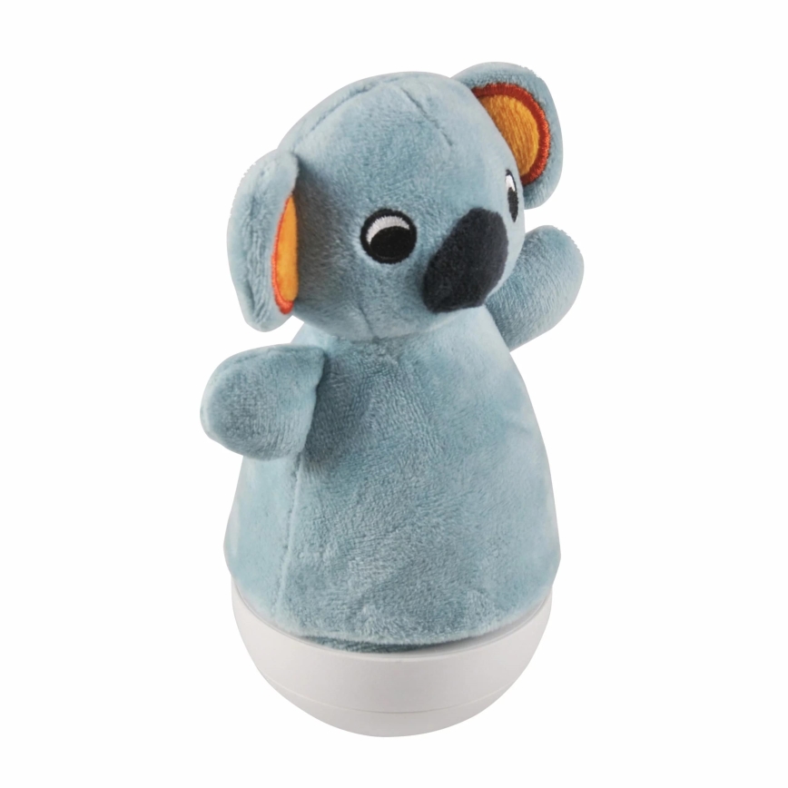 LED RGB Natlampe til børn med melody 3xAAA/5V koala