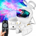 LED RGB-projektor LED/5W/5V astronaut + fjernbetjening