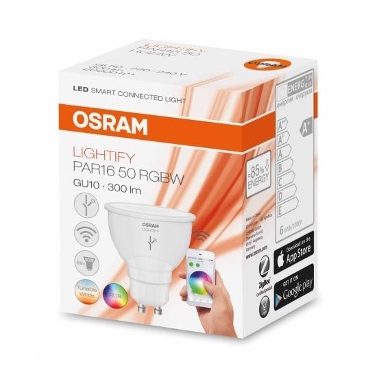 LED RGB-pære dæmpbar LIGHTIFY GU10/6W/230V 2700-6500K - Osram