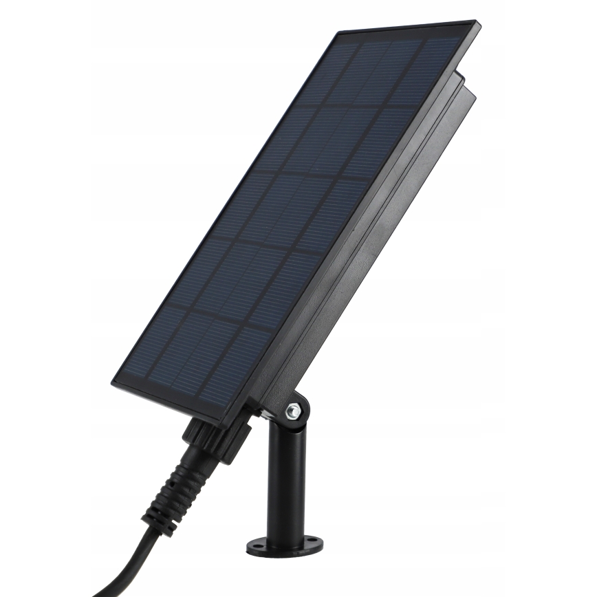 LED RGB Dæmpbar solcelledrevet dekorationskæde 15xLED/18 funktioner USB 6 m IP44 sort + fjernbetjening