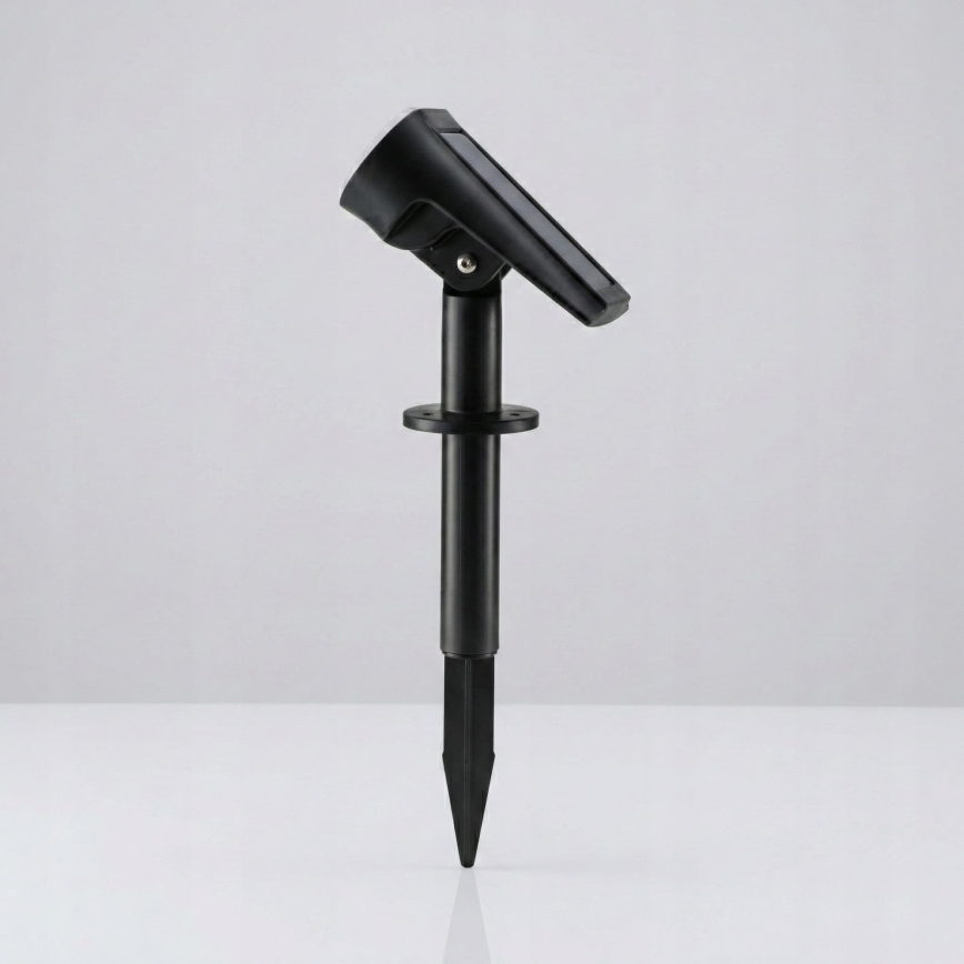 LED RGB solcellelampe 2-i-1 LED/3,7 V 1200 mAh IP54 sort