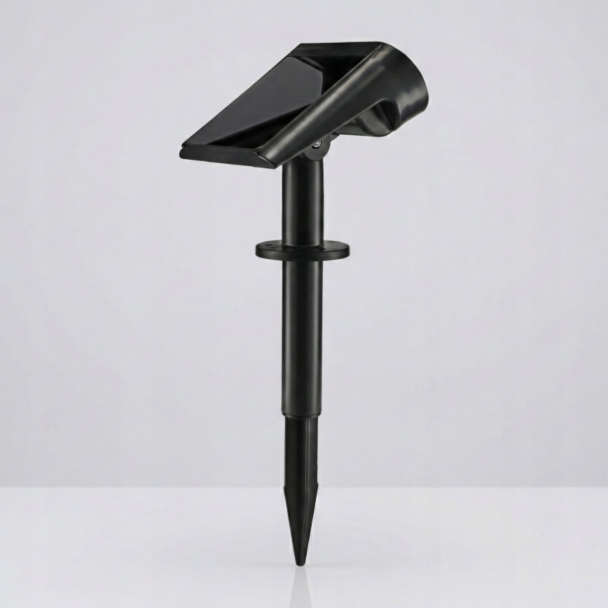 LED RGB solcellelampe 2-i-1 LED/3,7 V 1200 mAh IP54 sort
