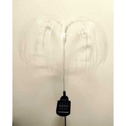 LED RGB solcellelampe LED/1,2V 300 mAh IP44 sort