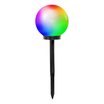 LED RGB solcellelampe SPHERE LED/1,2V IP44 200 mAh Ø 20 cm