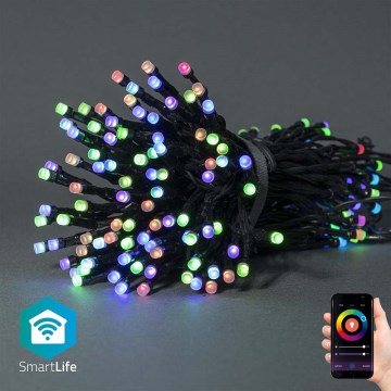LED RGB Udendørs julelyskæde 84xLED/8 funktioner 13m IP65 Wi-Fi Tuya