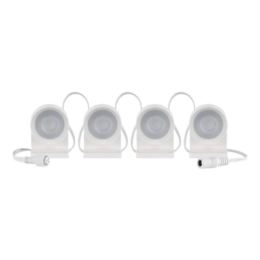 LED RGBIC+CCT Dekorativ lyskæde med spotlighting GoSmart - forlængerdel 4xLED/7W/230V 85 cm Wi-Fi Tuya