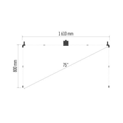 LED RGBIC Strip til TV GoSmart LED/24W/230V 75“