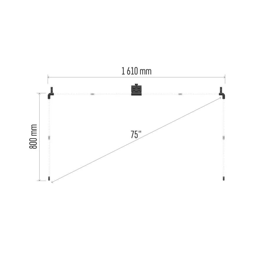 LED RGBIC Strip til TV GoSmart LED/24W/230V 75“