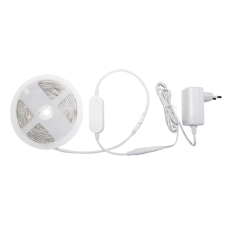 LED RGBW Badeværelsesdæmpbar LED-strimmel/7,5W/12V IP65 3m Wi-Fi Tuya