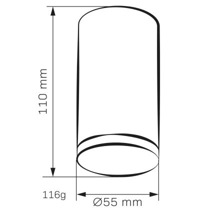 LED RGBW, dæmpbar badeværelses-spot TURYN 1xGU10/4,8W/230V 3000K IP44 hvid + fjernbetjening
