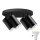 LED RGBW Dæmpbar Badeværelses Spotlys TURYN 4xGU10/6,5W/230V 2700-6500K Wi-Fi IP44 Sort
