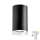 LED RGBW Dæmpbar badeværelsesindbygningsspot TURYN 1xGU10/4,8W/230V 3000K IP44 sort + fjernbetjening