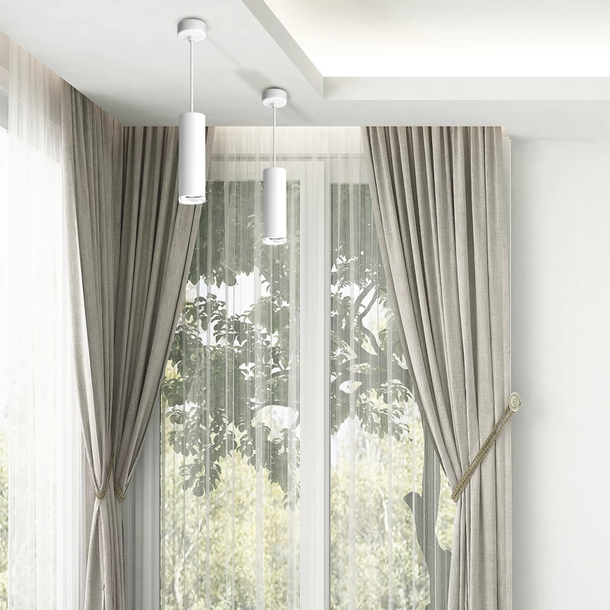 LED RGBW Dæmpbar badeværelseslampen TURYN 1xGU10/6,5W/230V 2700-6500K Wi-Fi IP44 hvid