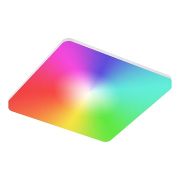 LED RGBW dæmpbar badeværelsesloftlampe LED/15W/230V 3000-6500K 22x22 cm IP54 hvid Wi-Fi Tuya