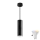 LED RGBW dæmpbar badeværelsespendel på kabel TURYN 1xGU10/6,5W/230V 2700-6500K Wi-Fi IP44 sort