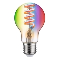 LED RGBW Dæmpbar Filamentpære E27/6,3W/230V 2200-6500K - Paulmann 29156